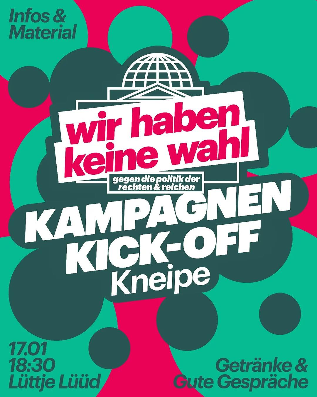 Kampagnen Kick-off Kneipe